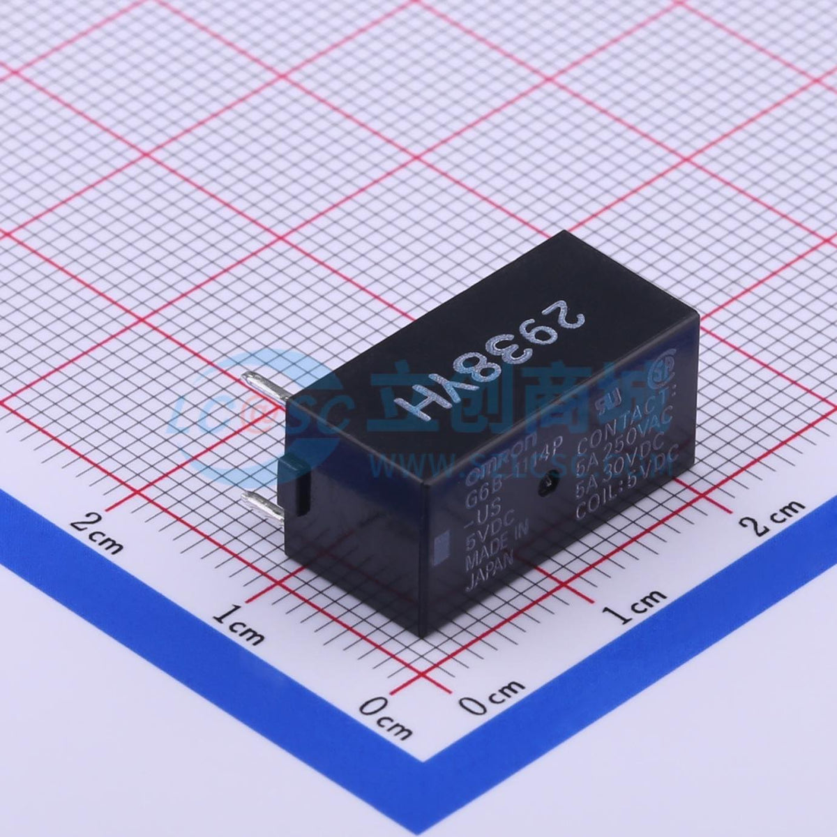 Rơ-le điện tử G6B-1114P-US DC5 OMRON 5V THT,19.9x9.8mm - Techcore Việt Nam