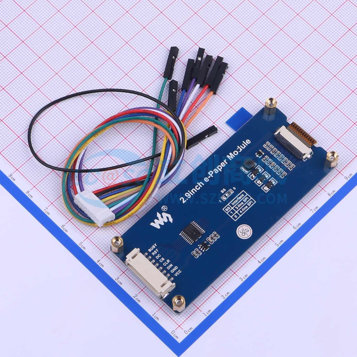 Linh kiện bán dẫn 2.9inch e-Paper Module Waveshare - Techcore Việt Nam