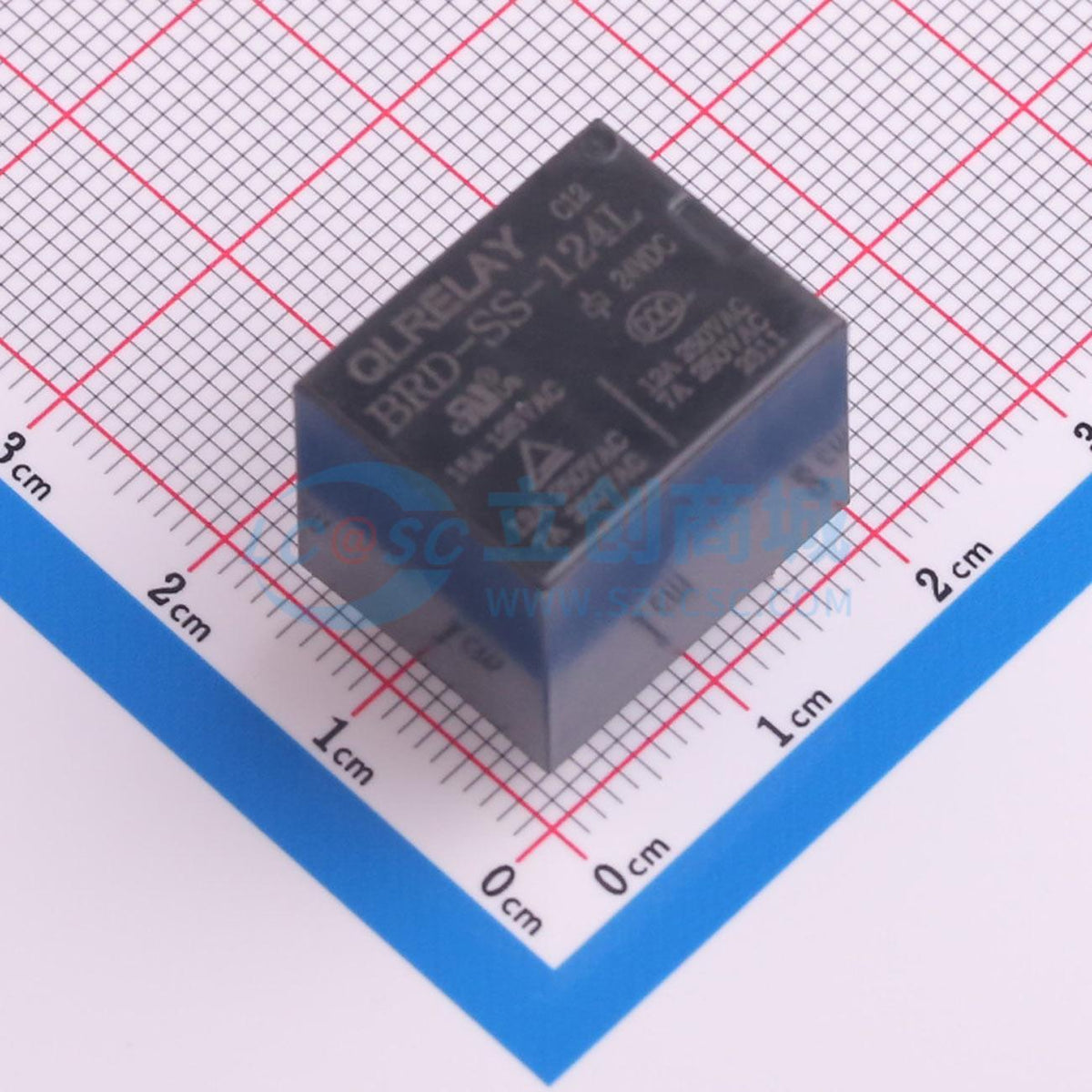 Rơ-le điện tử BRD-SS-124L QLRELAY 24V THT,19x15.4mm - Techcore Việt Nam