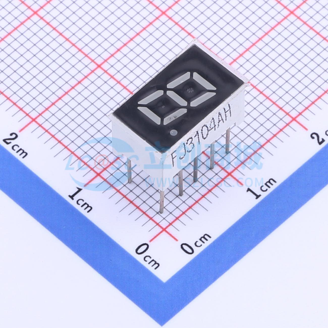 LED 7 đoạn FJ3104AH Cathode chung - Techcore Việt Nam