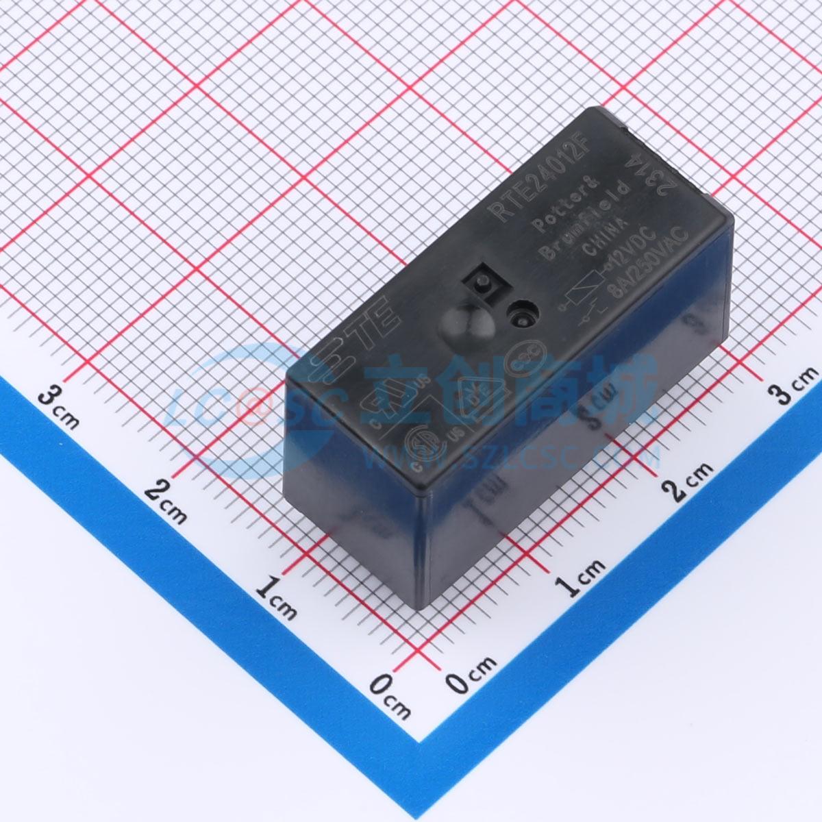 Rơ-le điện tử RTE24012F TE Connectivity 12V DIP,29x12.7mm - Techcore Việt Nam