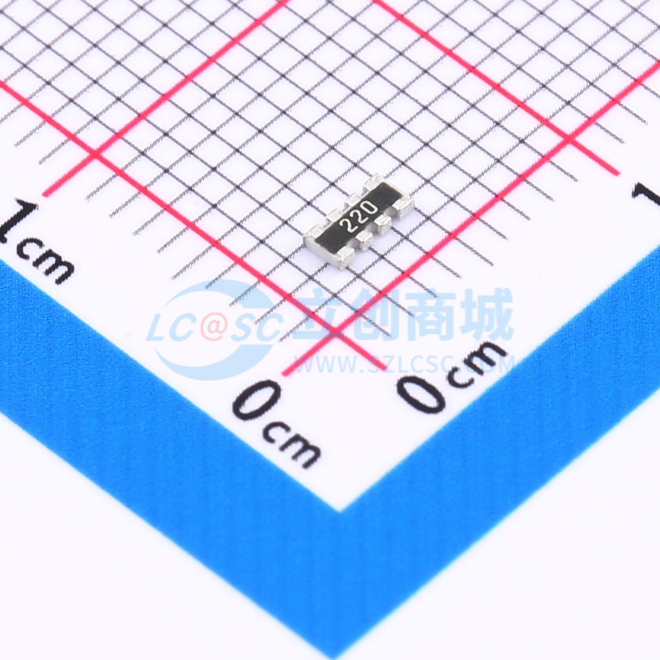 Mạng Điện Trở 4D03WGJ0220T5E UNI-ROYAL 0603x4 22Ω ±5% 62.5mW - Techcore Việt Nam