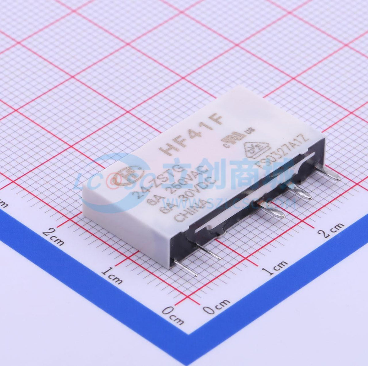 Rơ-le công suất HF41F/24-ZSTG HF 24V SIP,28x5mm - Techcore Việt Nam