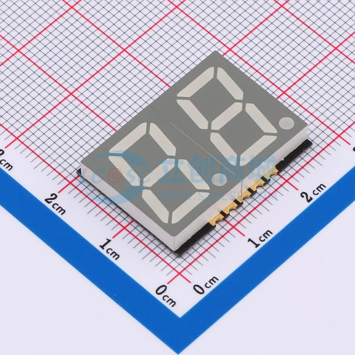 LED 7 đoạn GS5620AR-G Guangcai Display SMD,25.1x19mm - Techcore Việt Nam