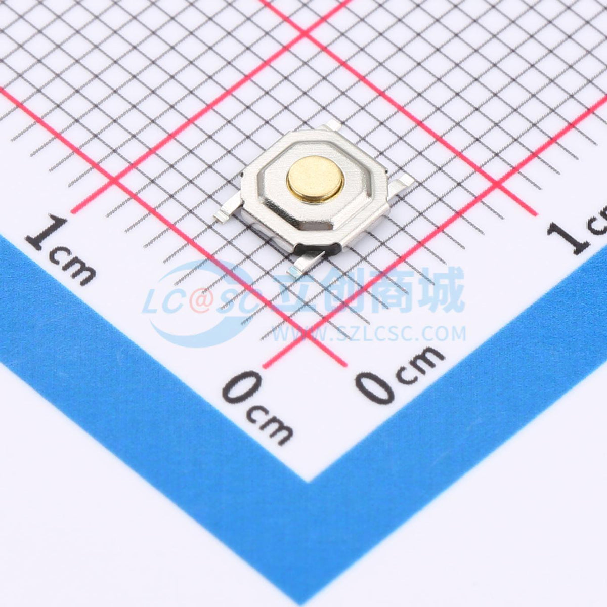 Linh kiện điện tử TS5215A 250gf SHOU HAN SMD-4P,5.2x5.2mm - Techcore Việt Nam