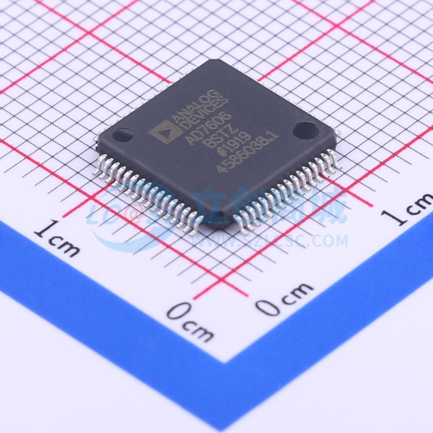 IC quản lý nguồn AD7606BSTZ-RL LQFP-64(10x10) - Techcore Việt Nam