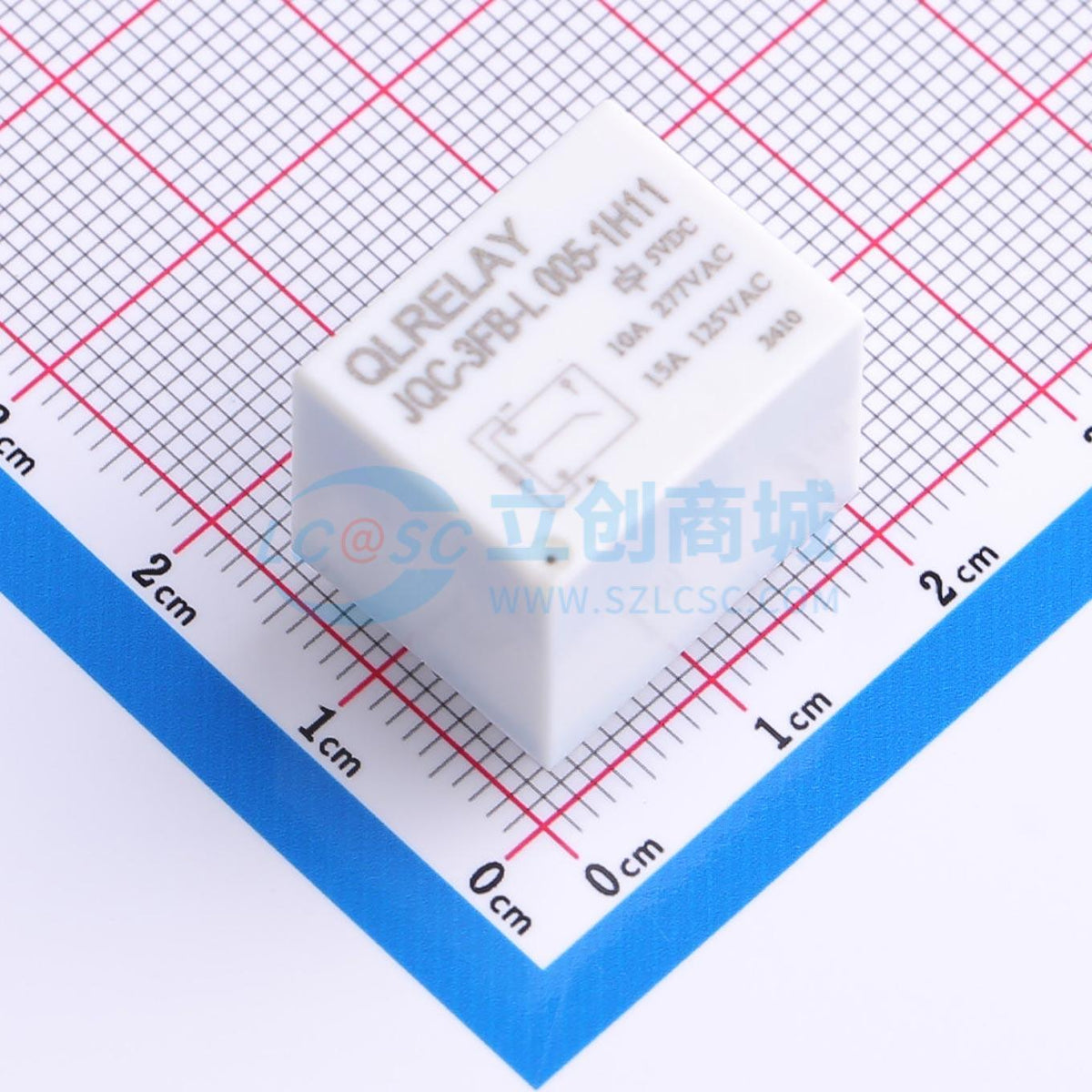 Rơ-le chốt từ JQC-3FB-L 005-1H11 QLRELAY THT,19x15.2mm - Techcore Việt Nam