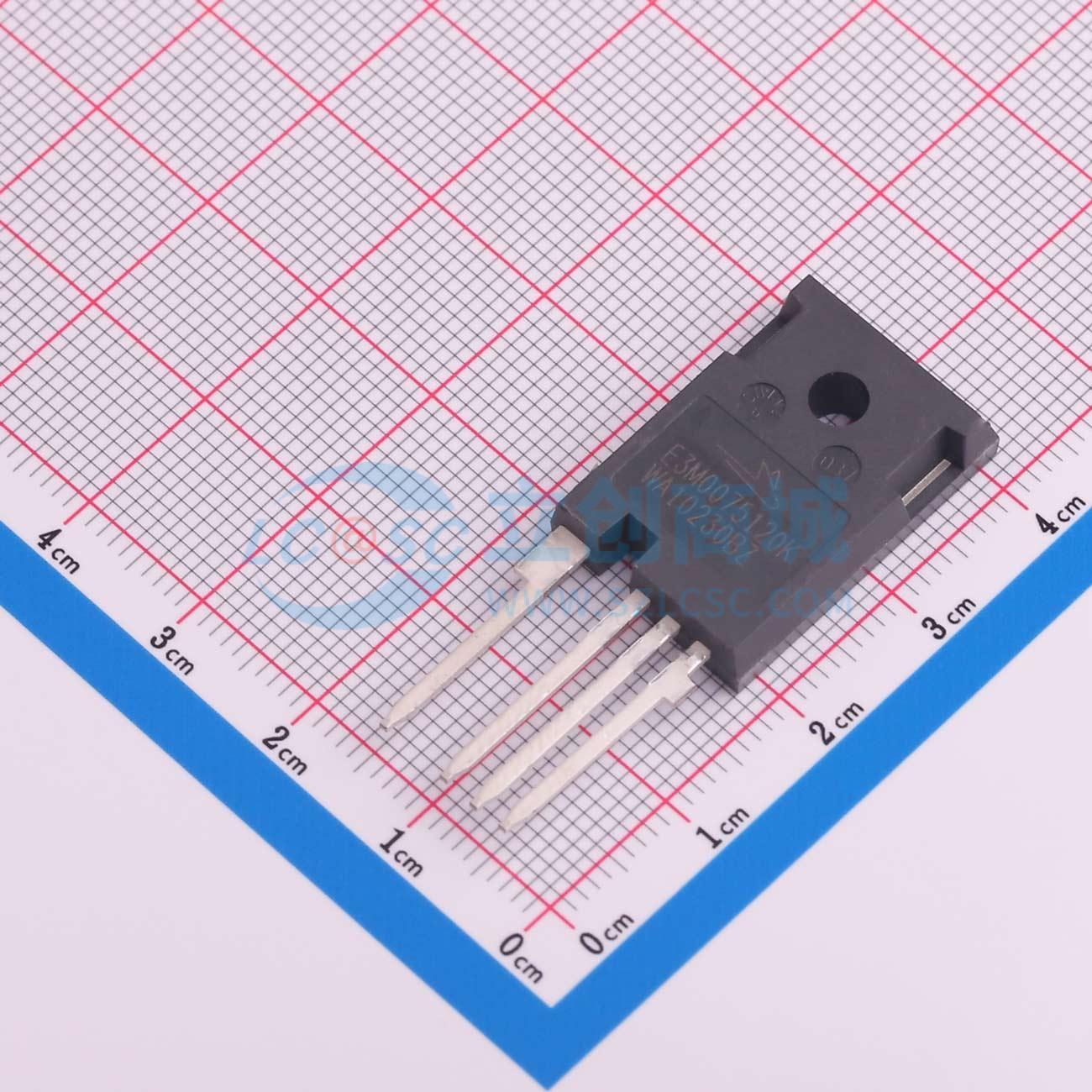 MOSFET SiC E3M0075120K WOLFSPEED TO-247-4 32A - Techcore Việt Nam