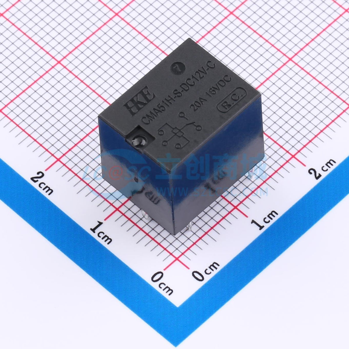 Rơ-le ô tô CMA51H-S-DC12V-C HKE 12V THT,15.6x12.2mm - Techcore Việt Nam