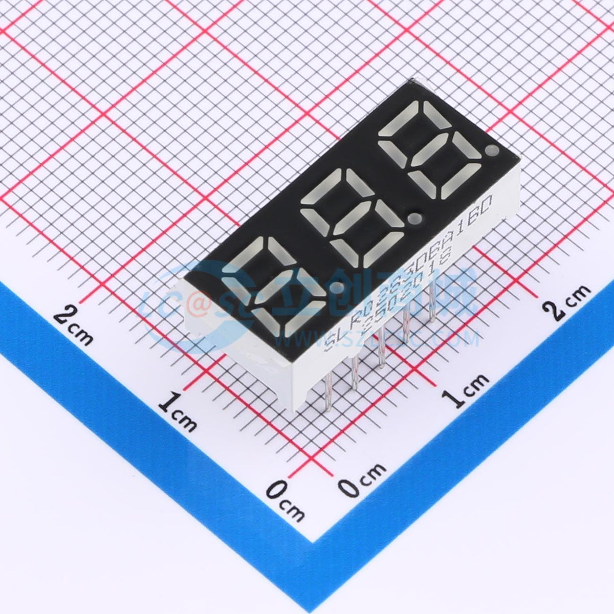 LED 7 đoạn SLR0283DBA1BD SUNLIGHT Anode chung - Techcore Việt Nam