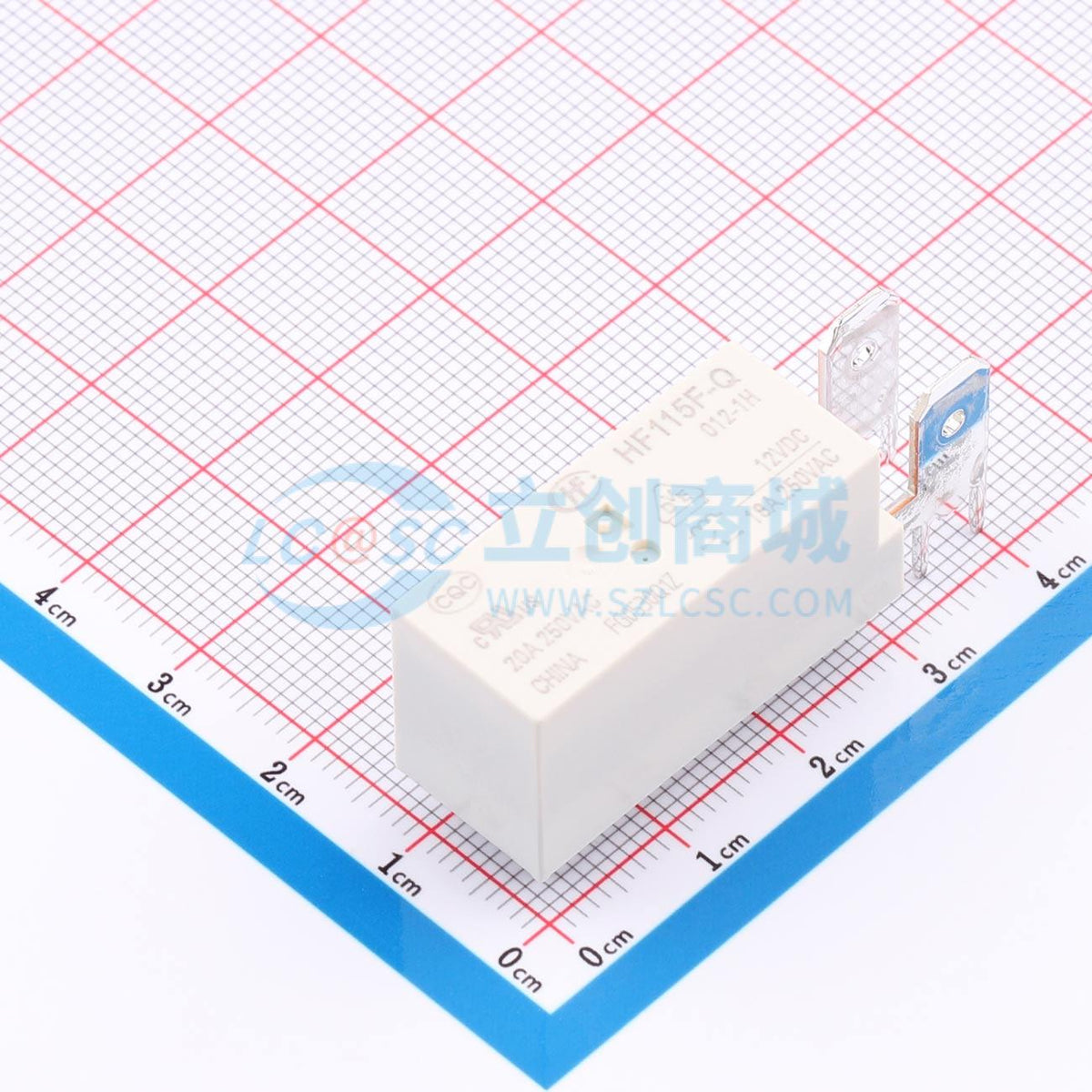 Rơ-le công suất HF115F-Q/012-1H HF 12V DIP,12.7x41mm - Techcore Việt Nam