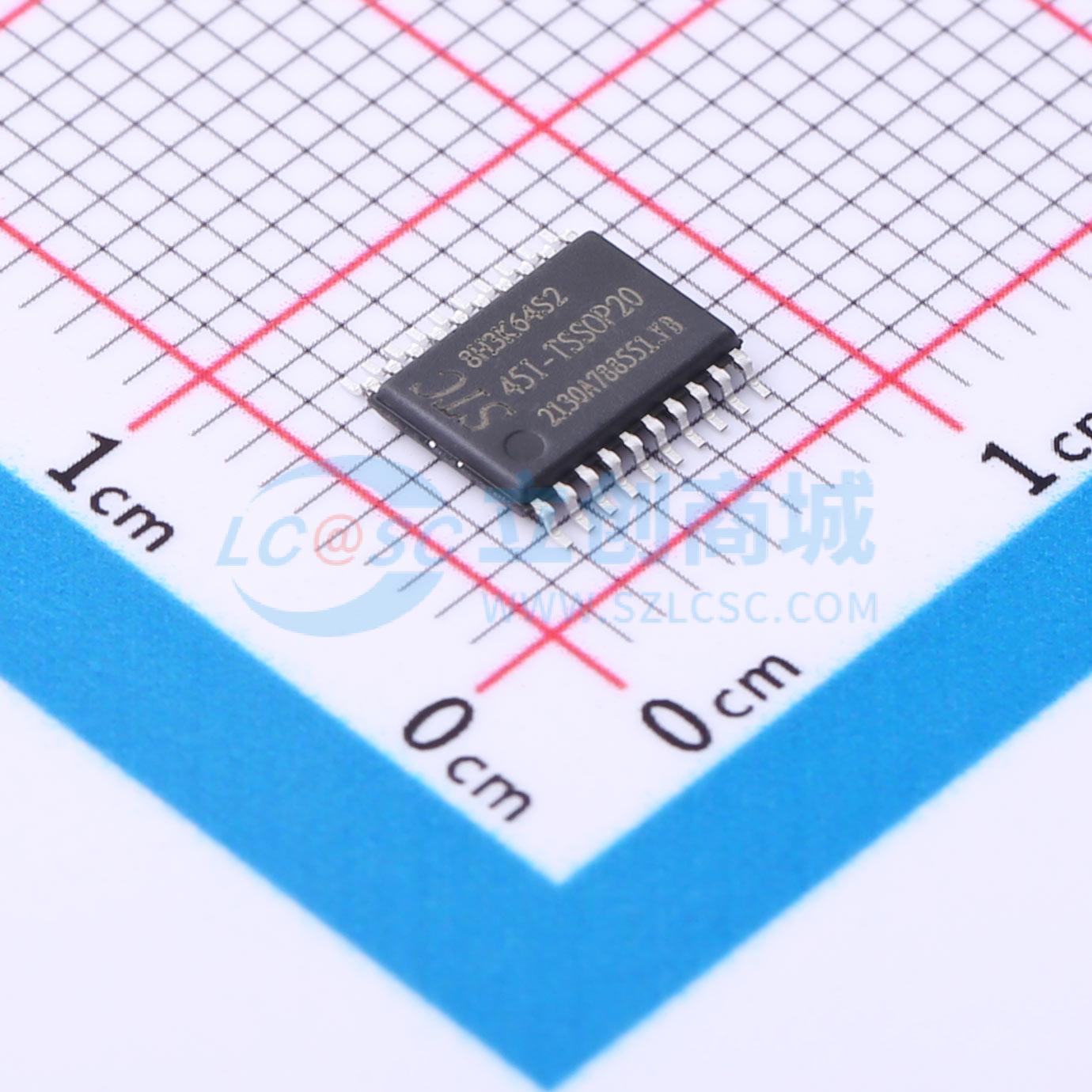 Vi điều khiển MCU STC8H3K64S2-45I-TSSOP20 TSSOP-20 - Techcore Việt Nam