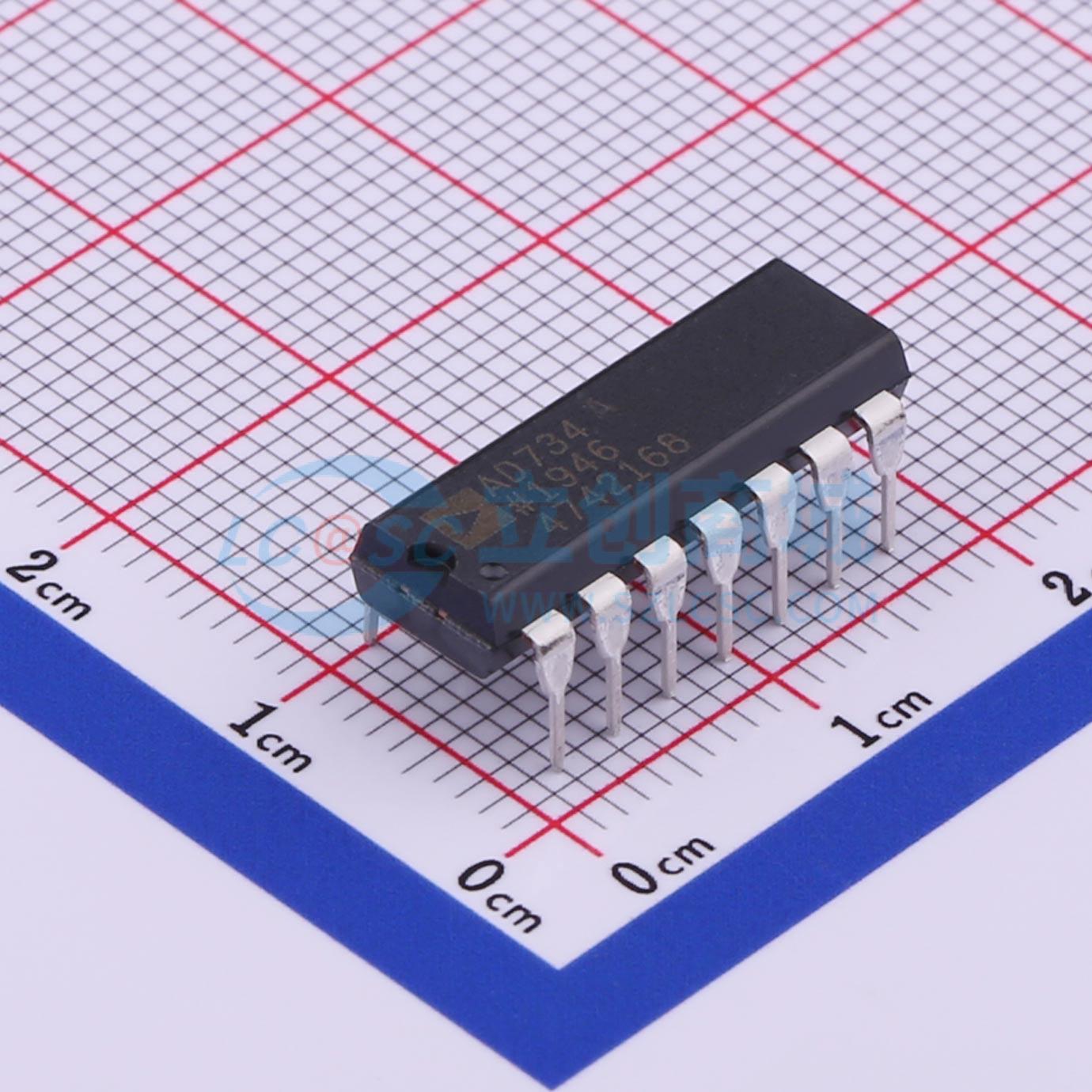 IC Khuếch Đại Thuật Toán AD734ANZ Analog Devices PDIP-14 10 MHz - Techcore Việt Nam