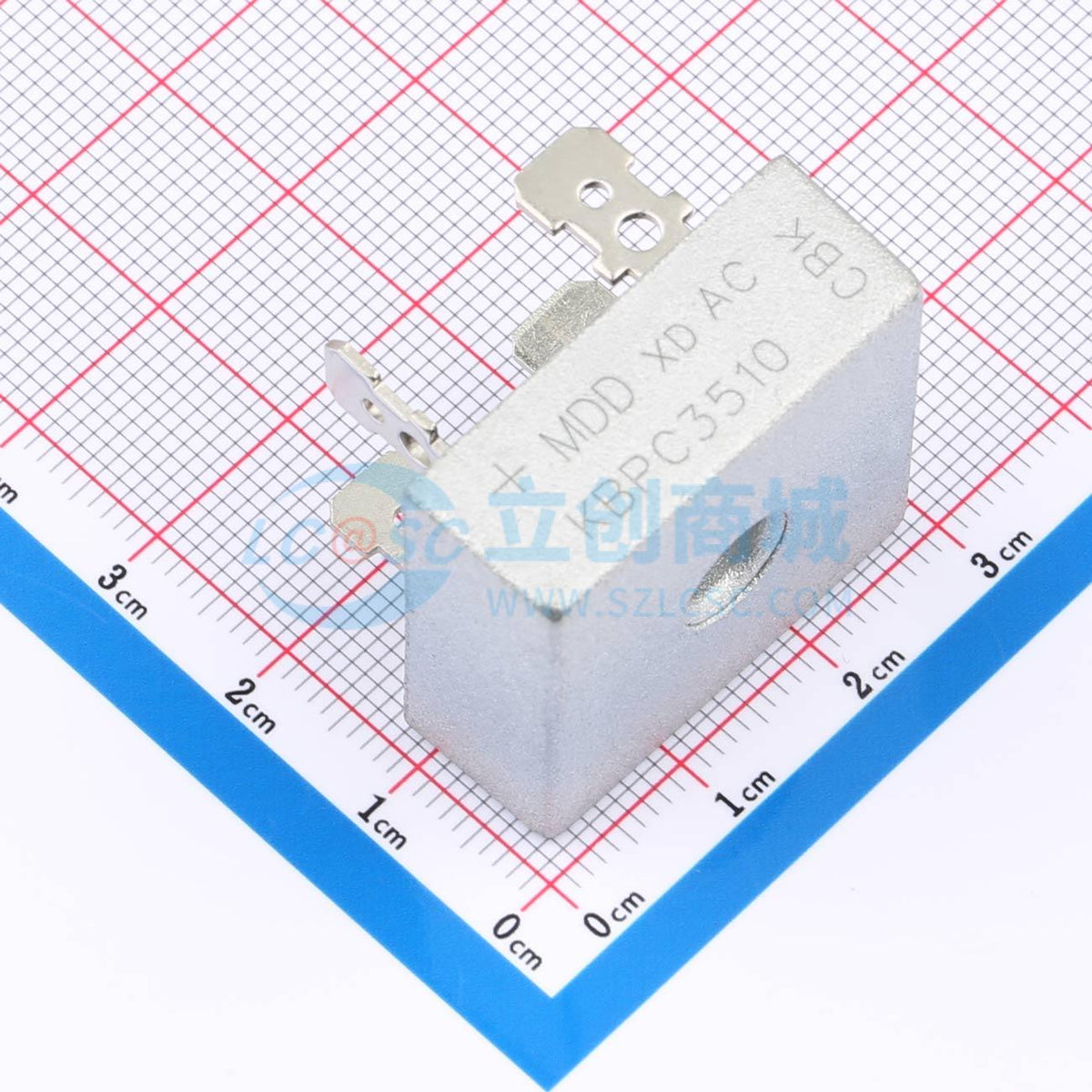 Cầu chỉnh lưu KBPC3510 MDD 1.1V@17.5A - Techcore Việt Nam