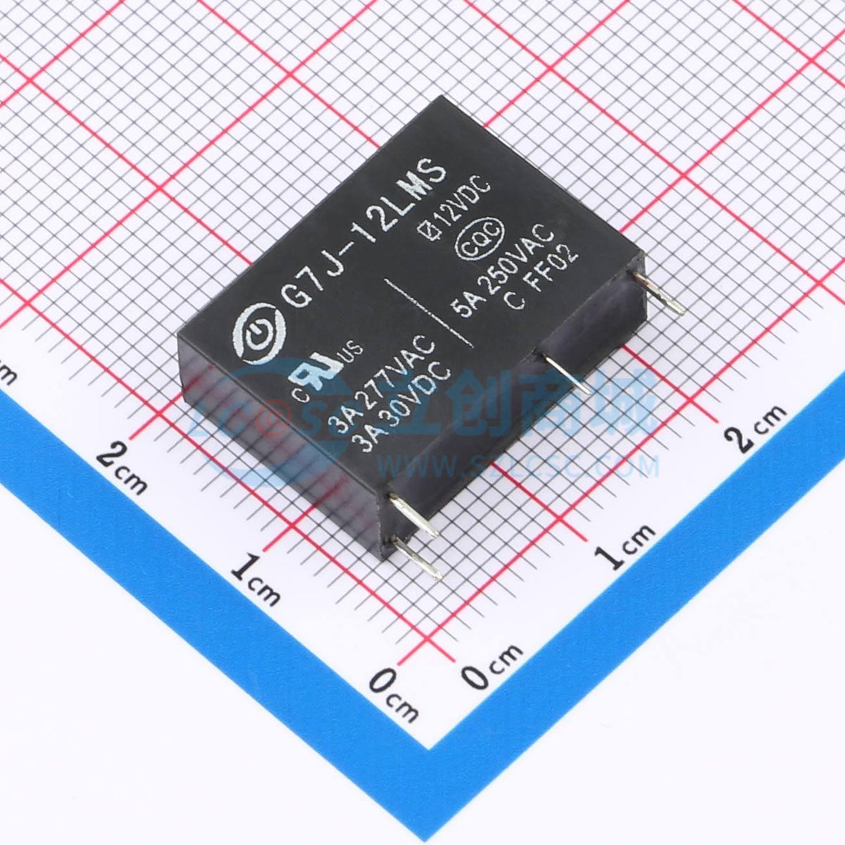 Rơ-le công suất G7J-12LMS STEIPU 12V THT,20.5x7.2mm - Techcore Việt Nam