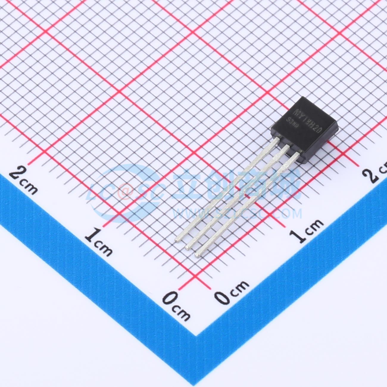 Cảm biến nhiệt độ DS18B20(MY) Mysentech TO-92 -55°C~+125°C 1.8V~5.5V - Techcore Việt Nam