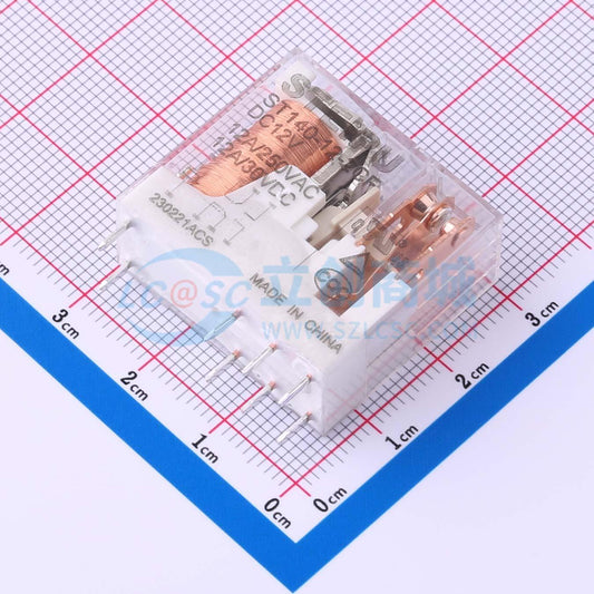 Rơ-le công suất ST140-12-2CF/DC12V STEIPU 12V THT,29x12.7mm - Techcore Việt Nam