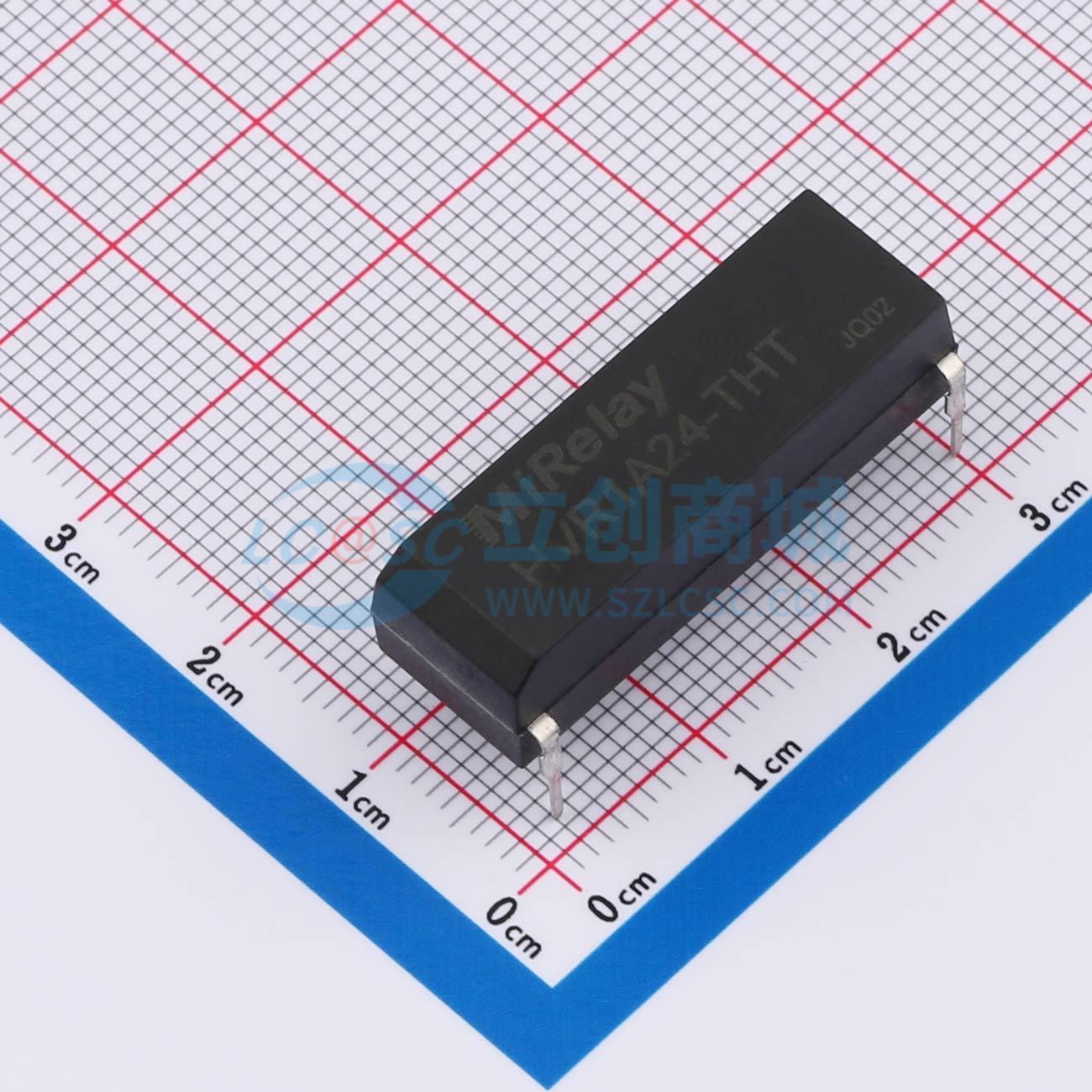 Rơ-le reed HVR1A24-THT MiRelay 24V THT,30.2x10.2mm - Techcore Việt Nam