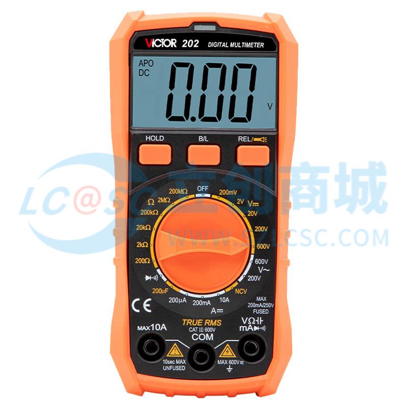 Đồng hồ vạn năng VICTOR 202 NCV Kiểm tra diode Dùng Cho Đo Kiểm Điện Tử - Techcore Việt Nam