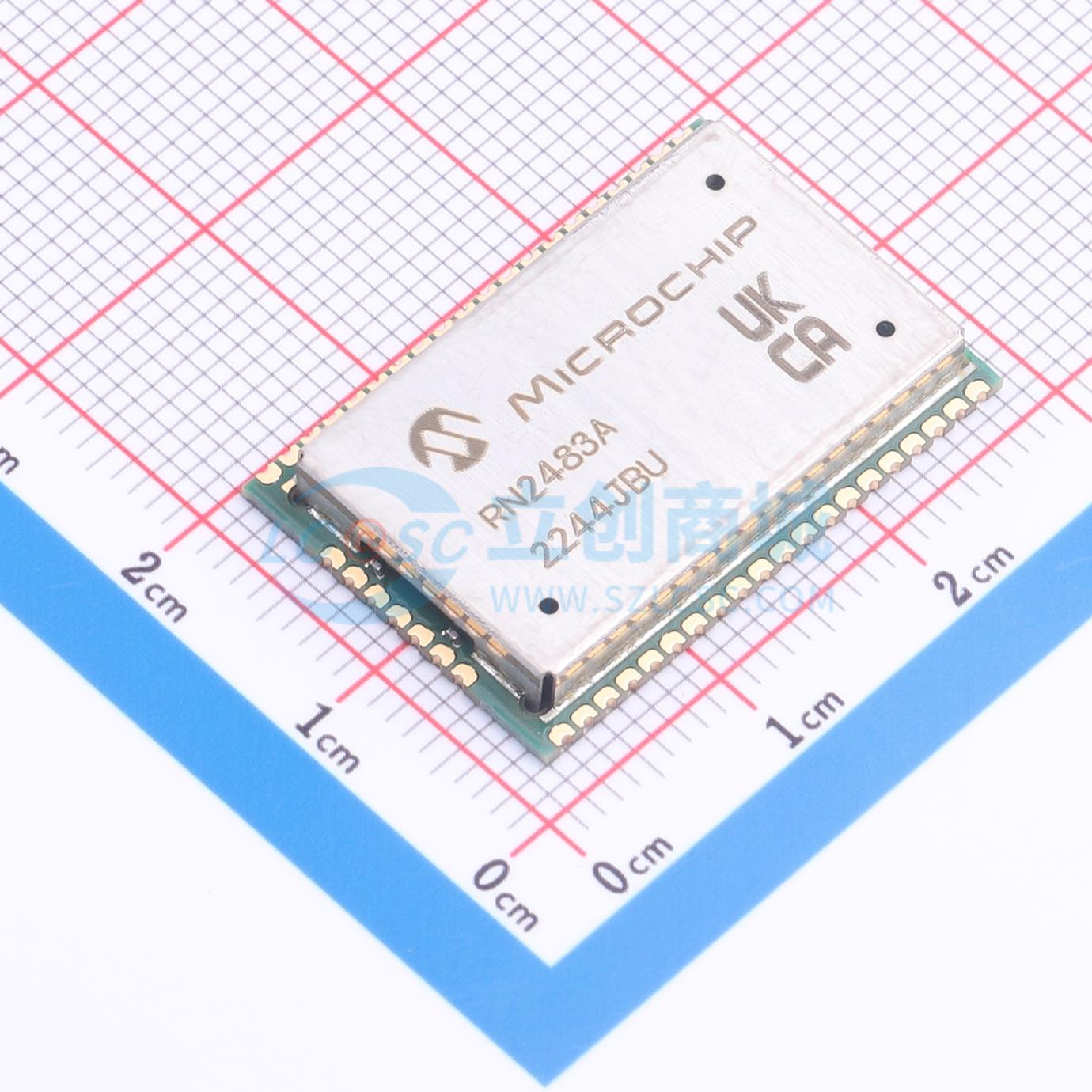Module LoRa RN2483A-I/RM104 MICROCHIP SMD 26.7x17.8mm FSK, GFSK - Techcore Việt Nam