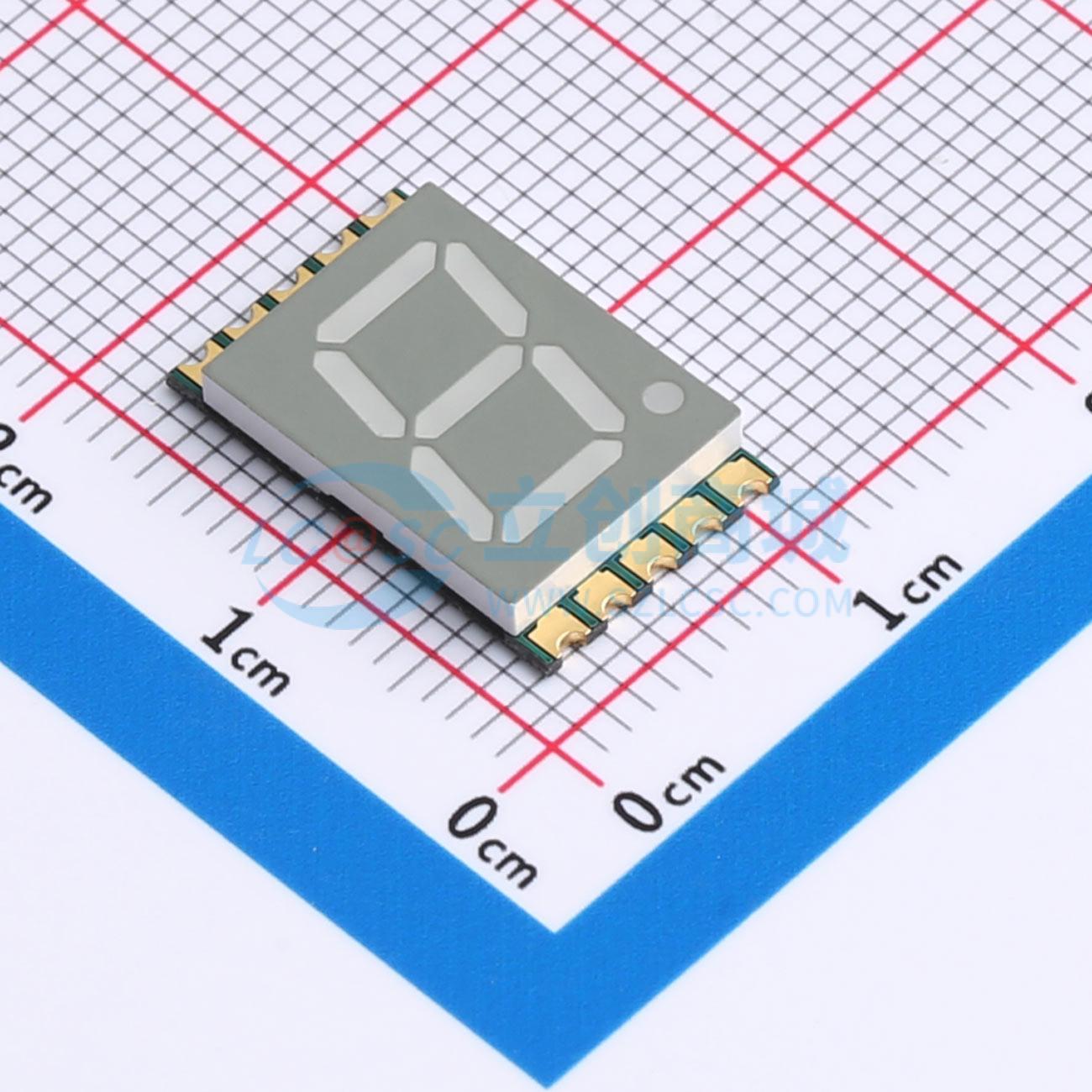 LED 7 đoạn GS3916CR-G Guangcai Display SMD,16x10mm Cathode chung - Techcore Việt Nam