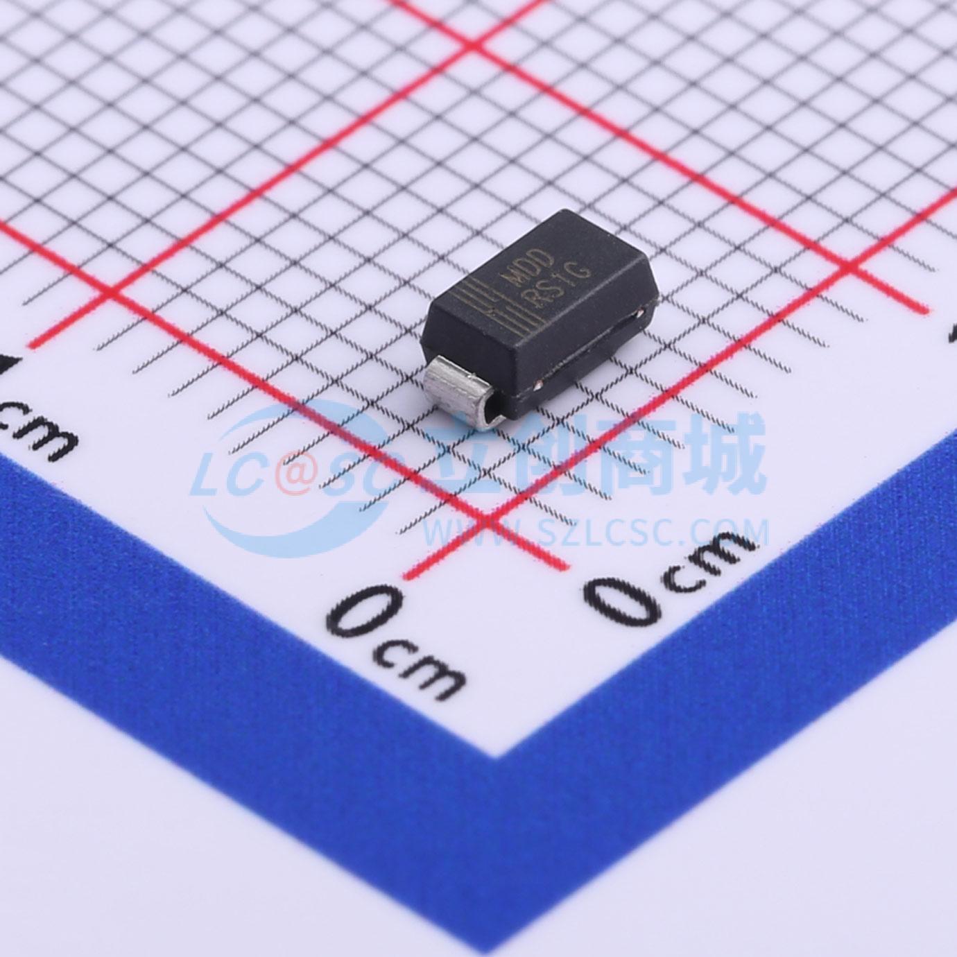 Diode phục hồi nhanh RS1G MDD SMA 1.3V@1A - Techcore Việt Nam
