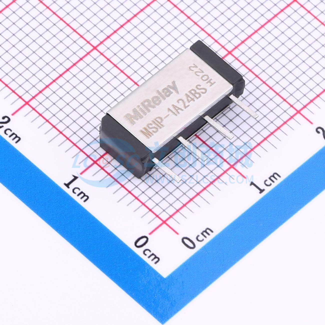 Rơ-le reed MSIP-1A24BS MiRelay SIP,15.3x3.8mm - Techcore Việt Nam
