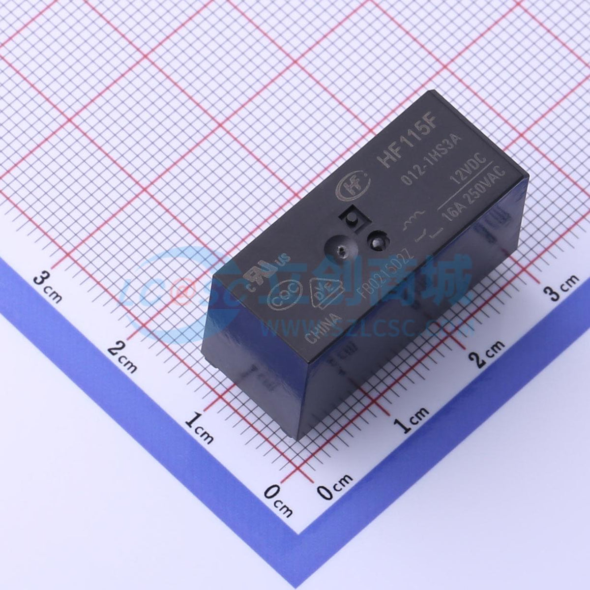 Rơ-le điện tử HF115F/012-1HS3A HF 12V DIP,29x12.7mm - Techcore Việt Nam
