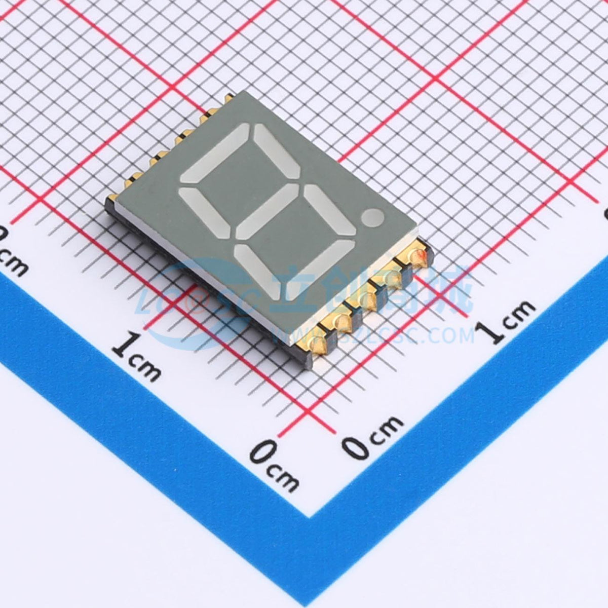 LED 7 đoạn GS3912AB-G Guangcai Display SMD,15x9.8mm - Techcore Việt Nam
