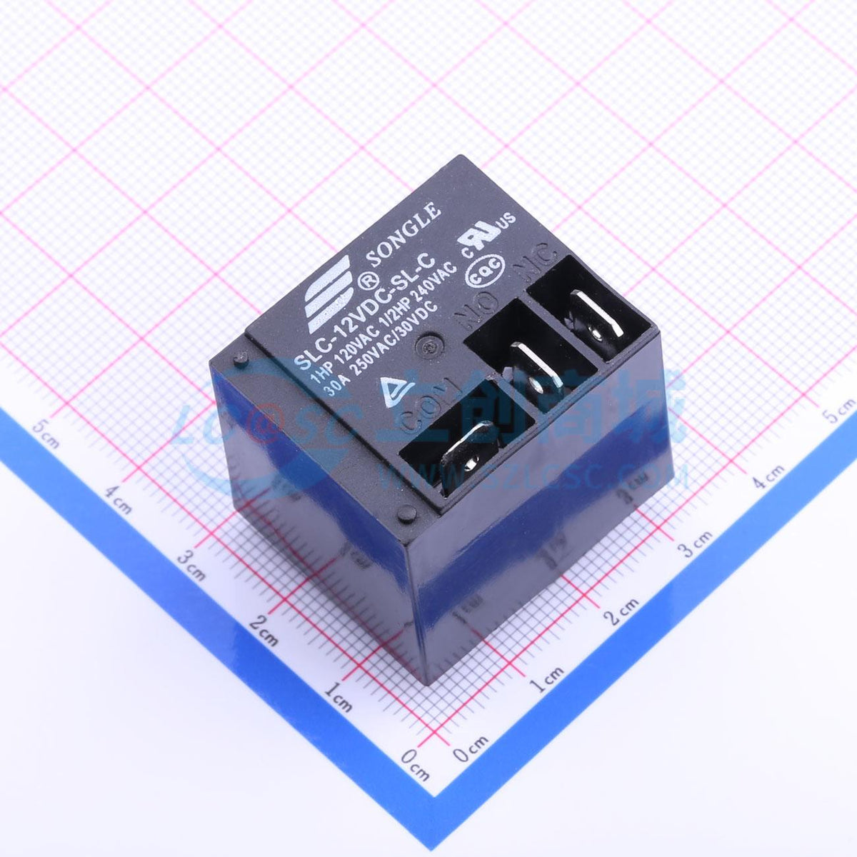 Rơ-le điện tử SLC-12VDC-SL-C SONGLE 12V THT,32.2x27.6mm - Techcore Việt Nam