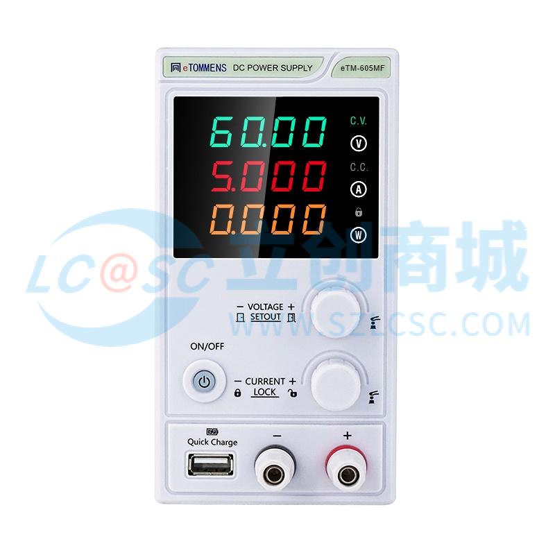 Nguồn DC eTM-605MF eTOMMENS 5A 60V 60V/5A Có thể lập trình - Techcore Việt Nam