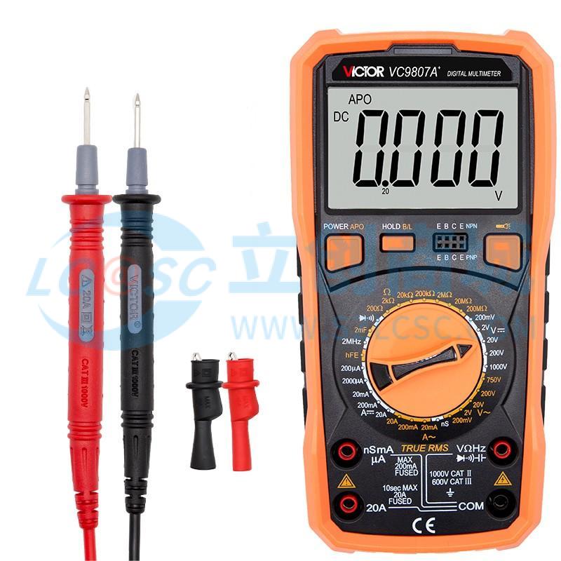 Đồng hồ vạn năng VC9807A+ VICTOR True RMS Dùng Cho Đo Kiểm Điện Tử - Techcore Việt Nam