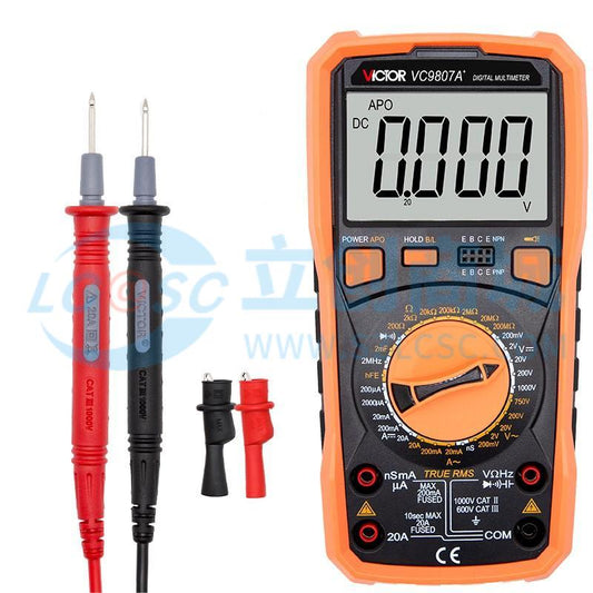 Đồng hồ vạn năng VC9807A+ VICTOR True RMS Dùng Cho Đo Kiểm Điện Tử - Techcore Việt Nam