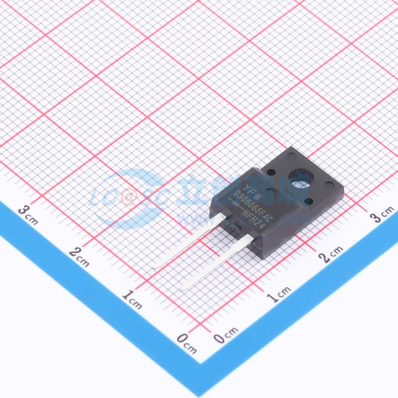 Diode SiC YFWD306065FAC TO-220FAC 1.7V@6A - Techcore Việt Nam