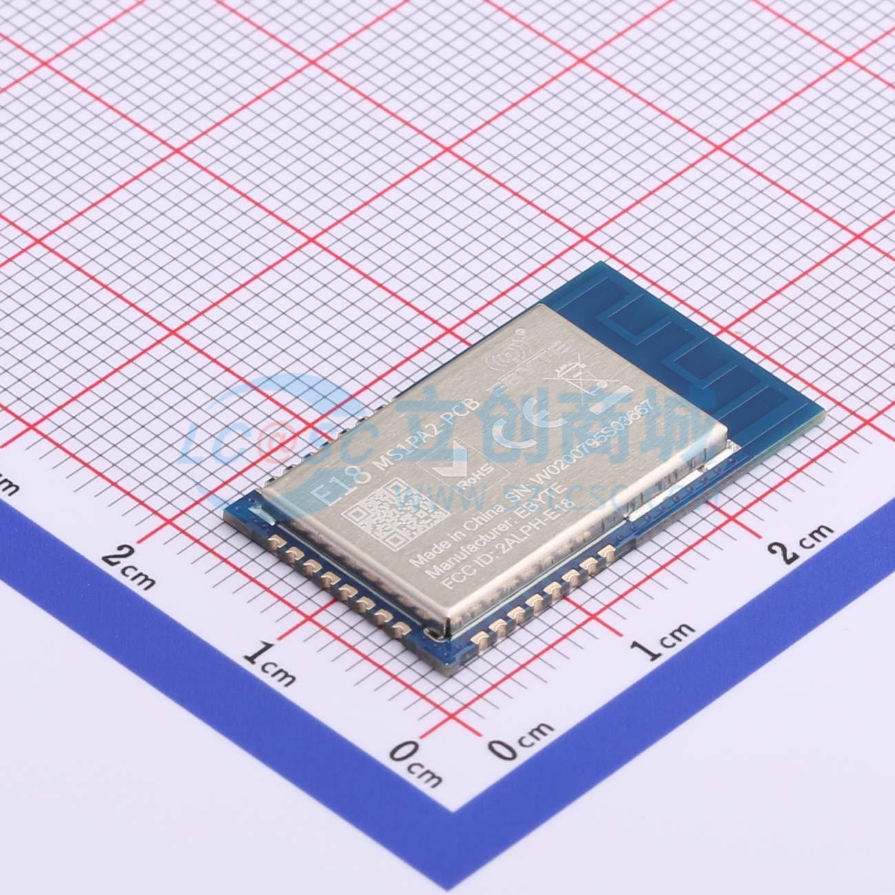 Module ZigBee E18-MS1PA2-PCB EBYTE SMD 27x16mm 2.4GZigBeeCC2530PA - Techcore Việt Nam