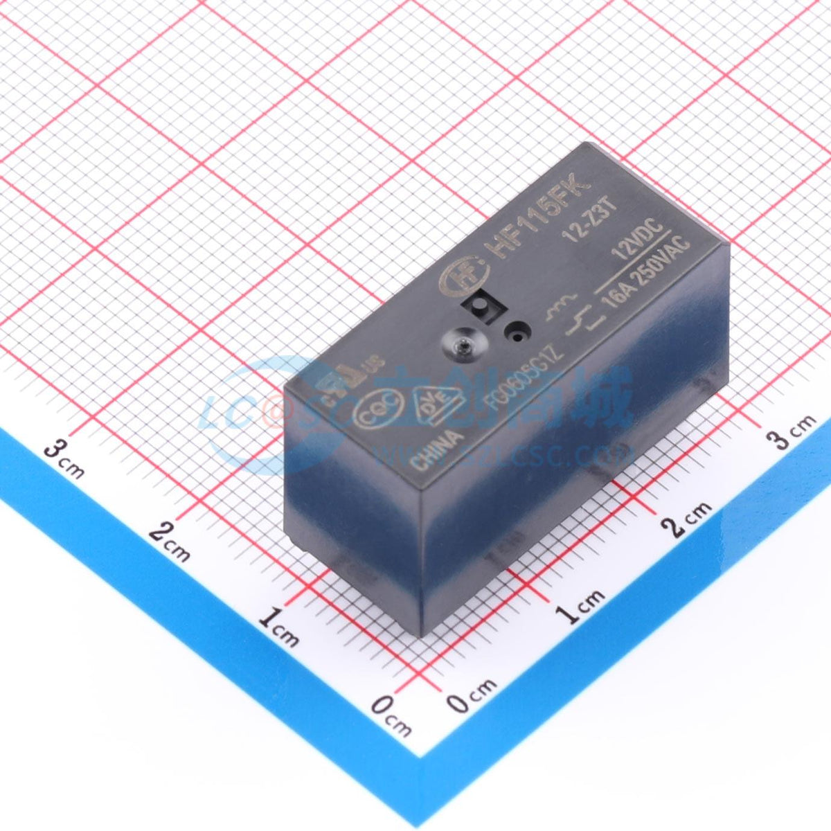 Rơ-le điện tử HF115FK/12-Z3T HF 12V THT,12.7x29mm - Techcore Việt Nam