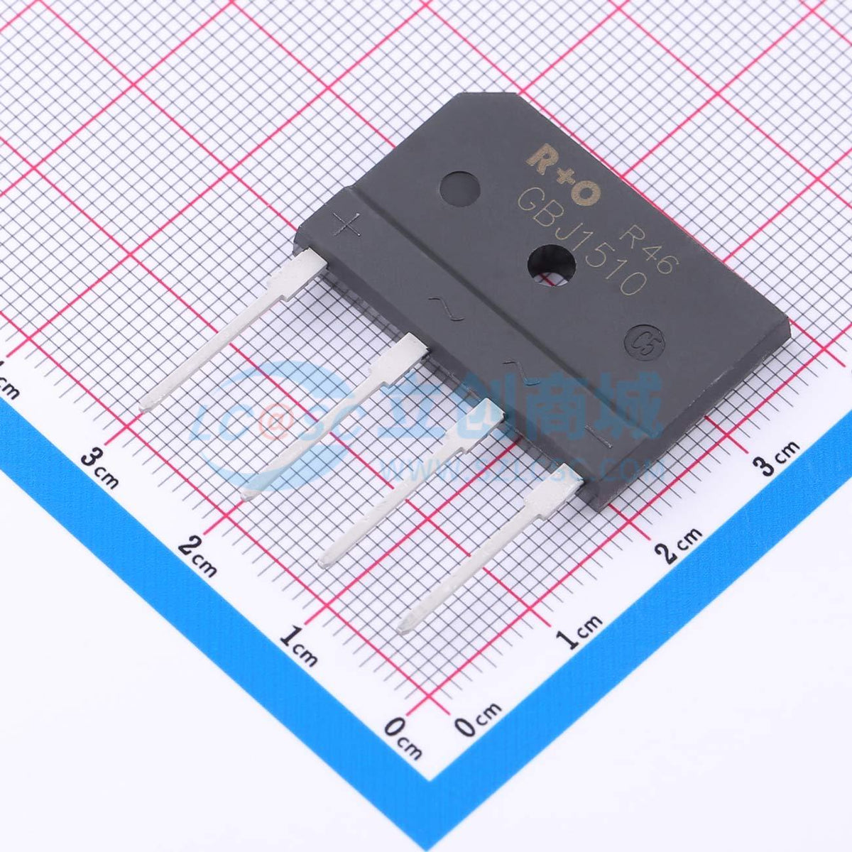 Cầu chỉnh lưu GBJ1510 R+O 1.1V@7.5A - Techcore Việt Nam