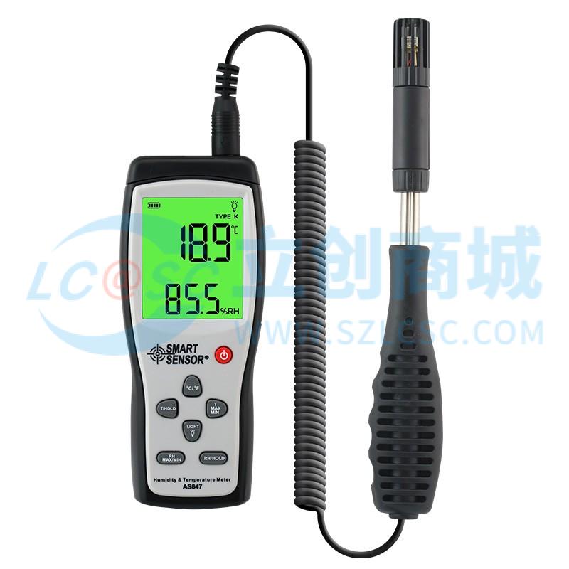 Máy đo nhiệt độ và độ ẩm AS847 Smart Sensor Phù hợp đo kiểm và bảo trì kỹ thuật - Techcore Việt Nam