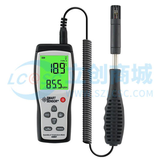 Máy đo nhiệt độ và độ ẩm AS847 Smart Sensor Phù hợp đo kiểm và bảo trì kỹ thuật - Techcore Việt Nam