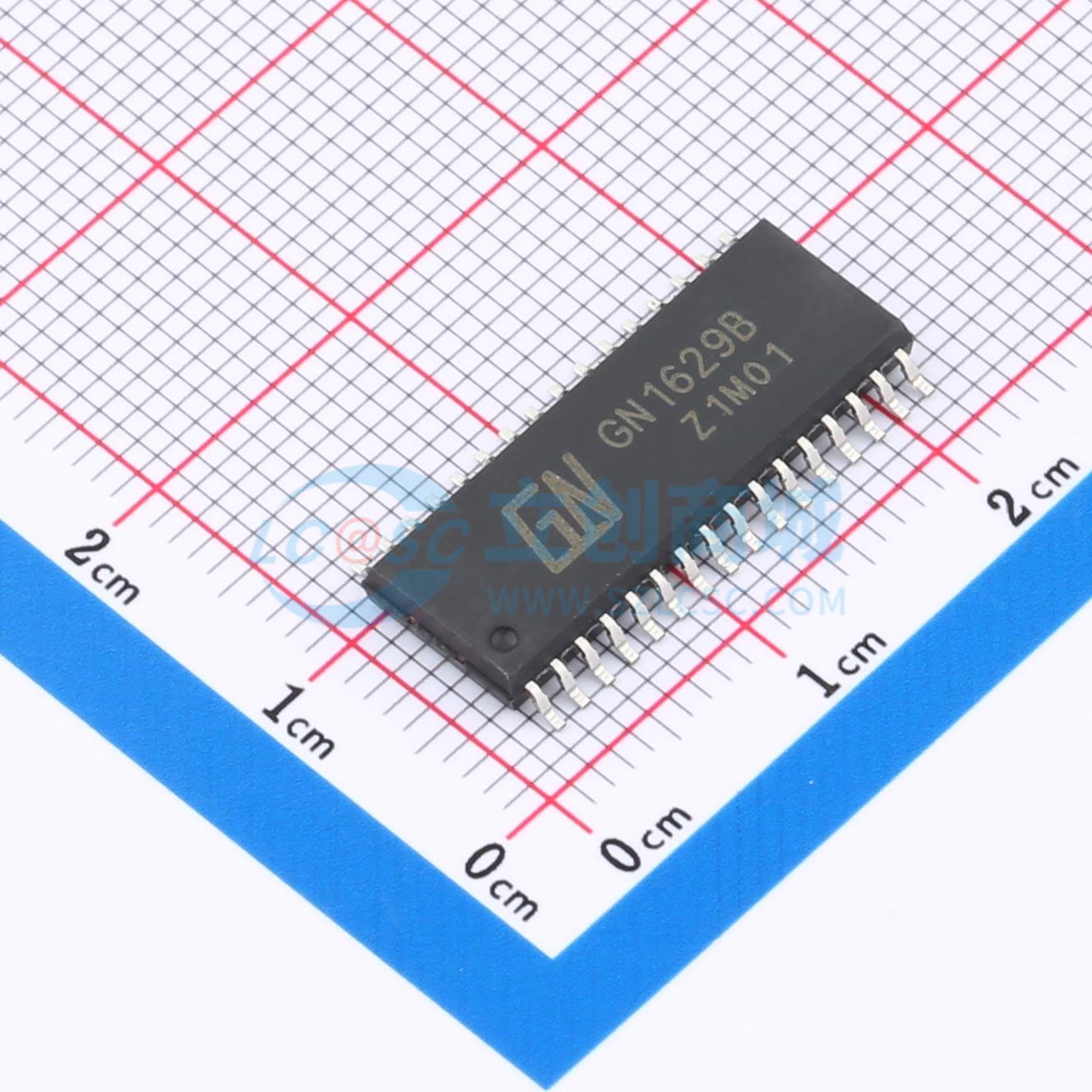 IC điều khiển LED 7 đoạn GN1629B GN SOP-32-300mil 1V - Techcore Việt Nam
