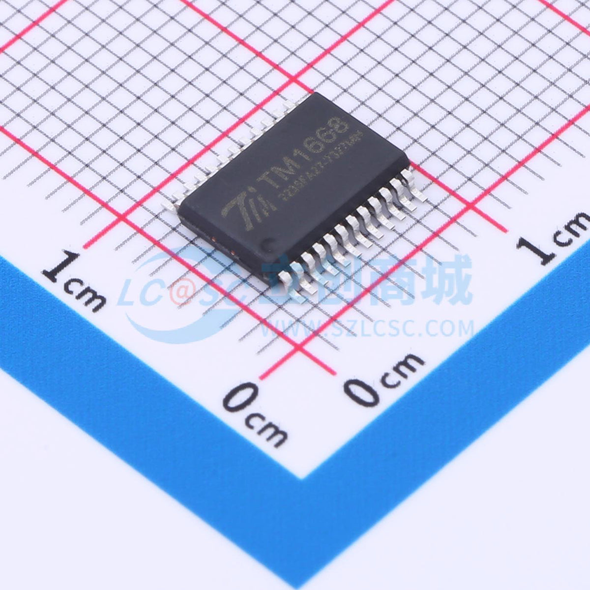 IC điều khiển LED 7 đoạn TM1668(TA1323C) TM SSOP-24 1V - Techcore Việt Nam