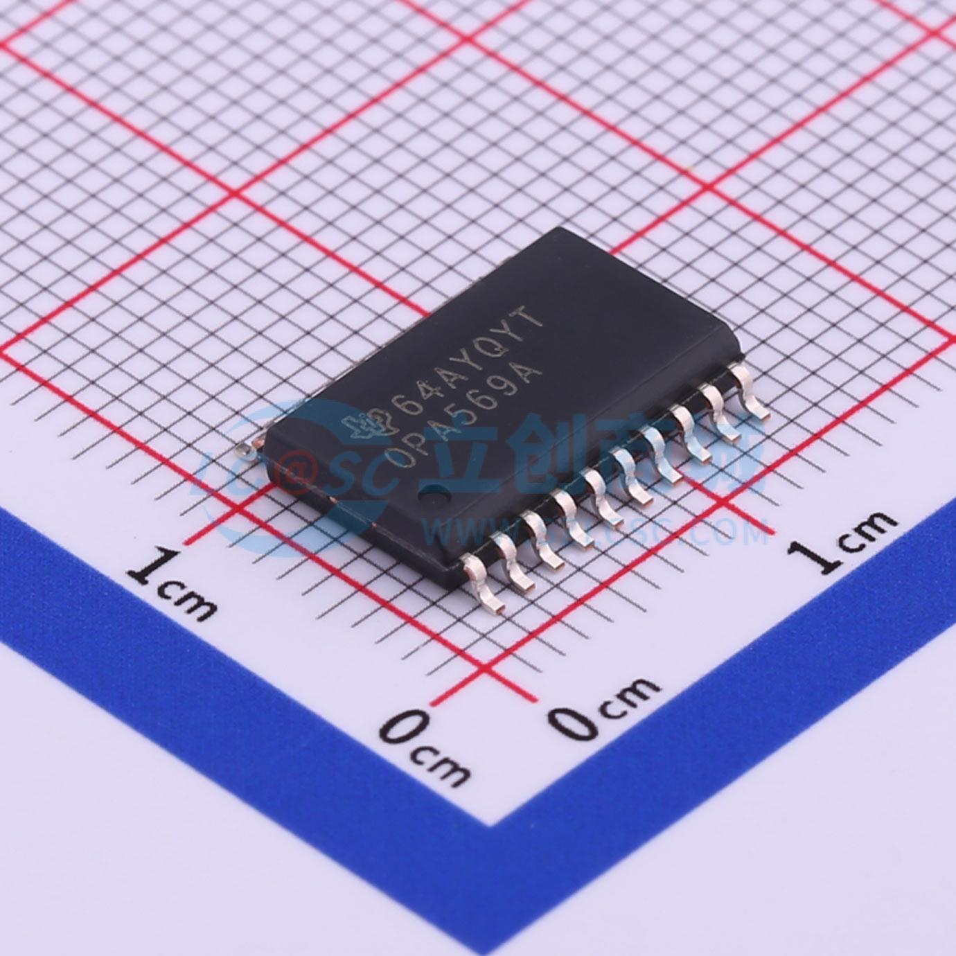 IC Khuếch Đại Thuật Toán OPA569AIDWPR Texas Instruments SO-20-EP-300MIL 1 kênh Rail-to-Rail 1.2 MHz - Techcore Việt Nam