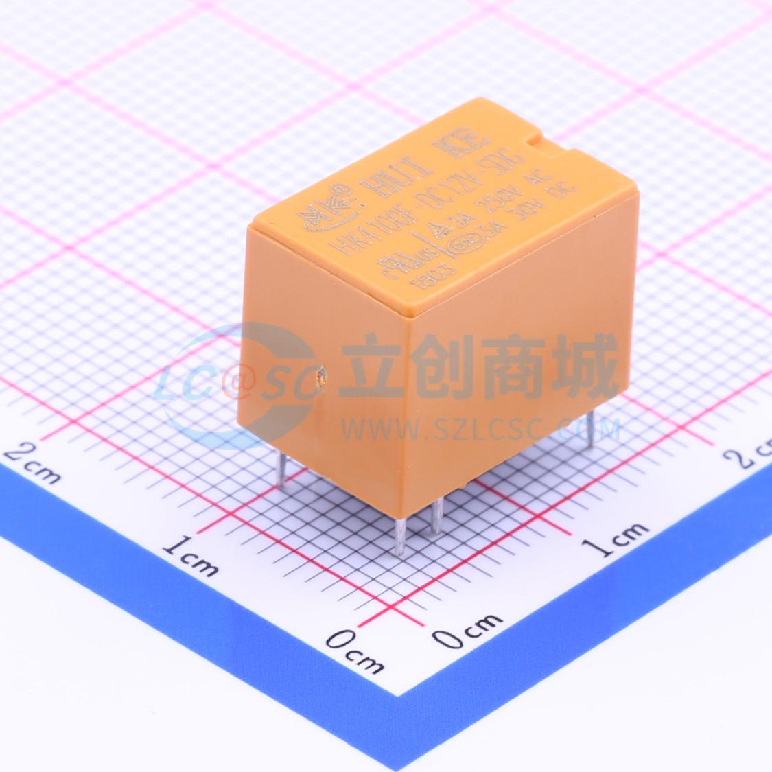 Rơ-le điện tử HK4100F-DC12V-SDG HUIKE 12V DIP,15.5x10.5mm - Techcore Việt Nam