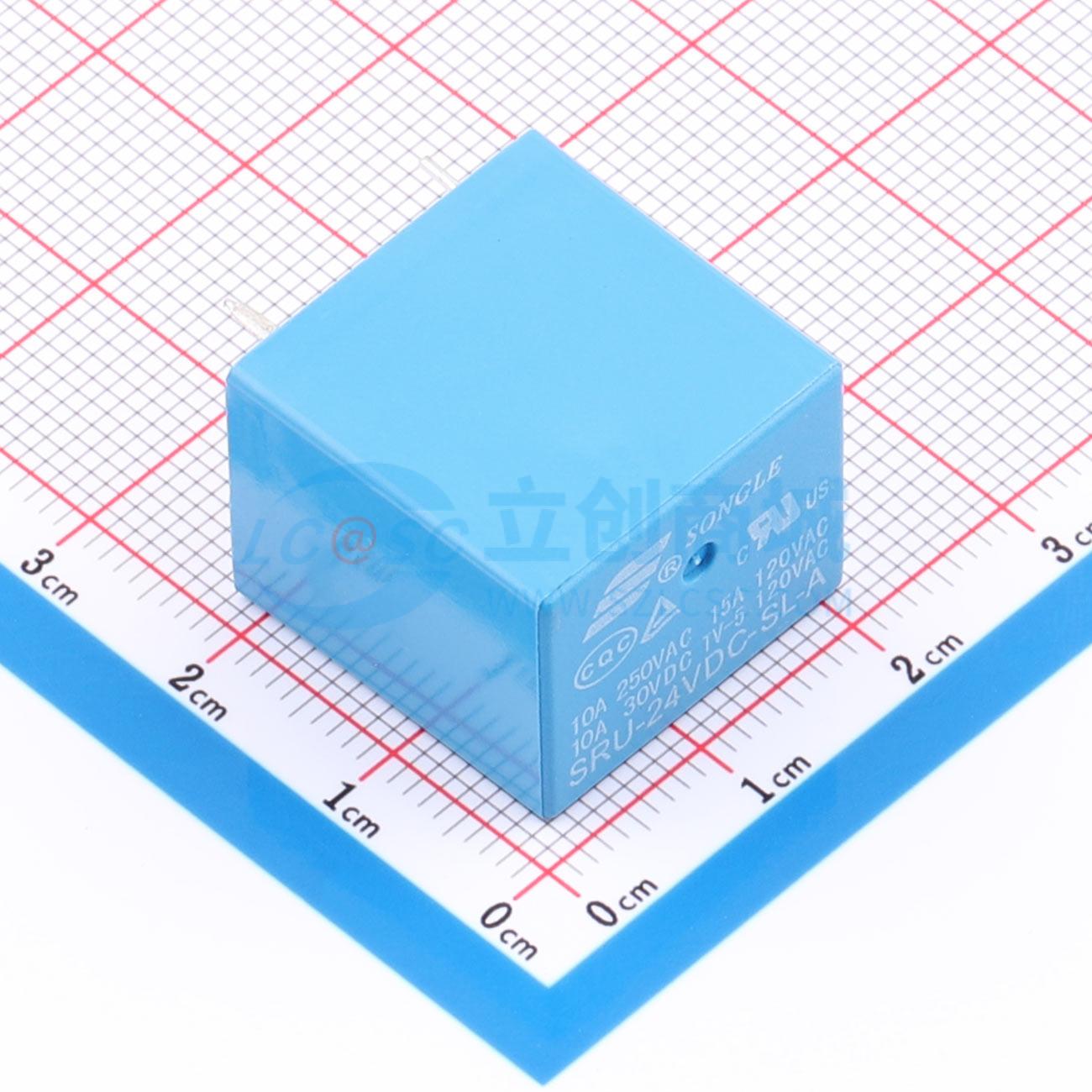 Rơ-le điện tử SRU-24VDC-SL-A SONGLE 24V THT,20.5x16.8mm - Techcore Việt Nam