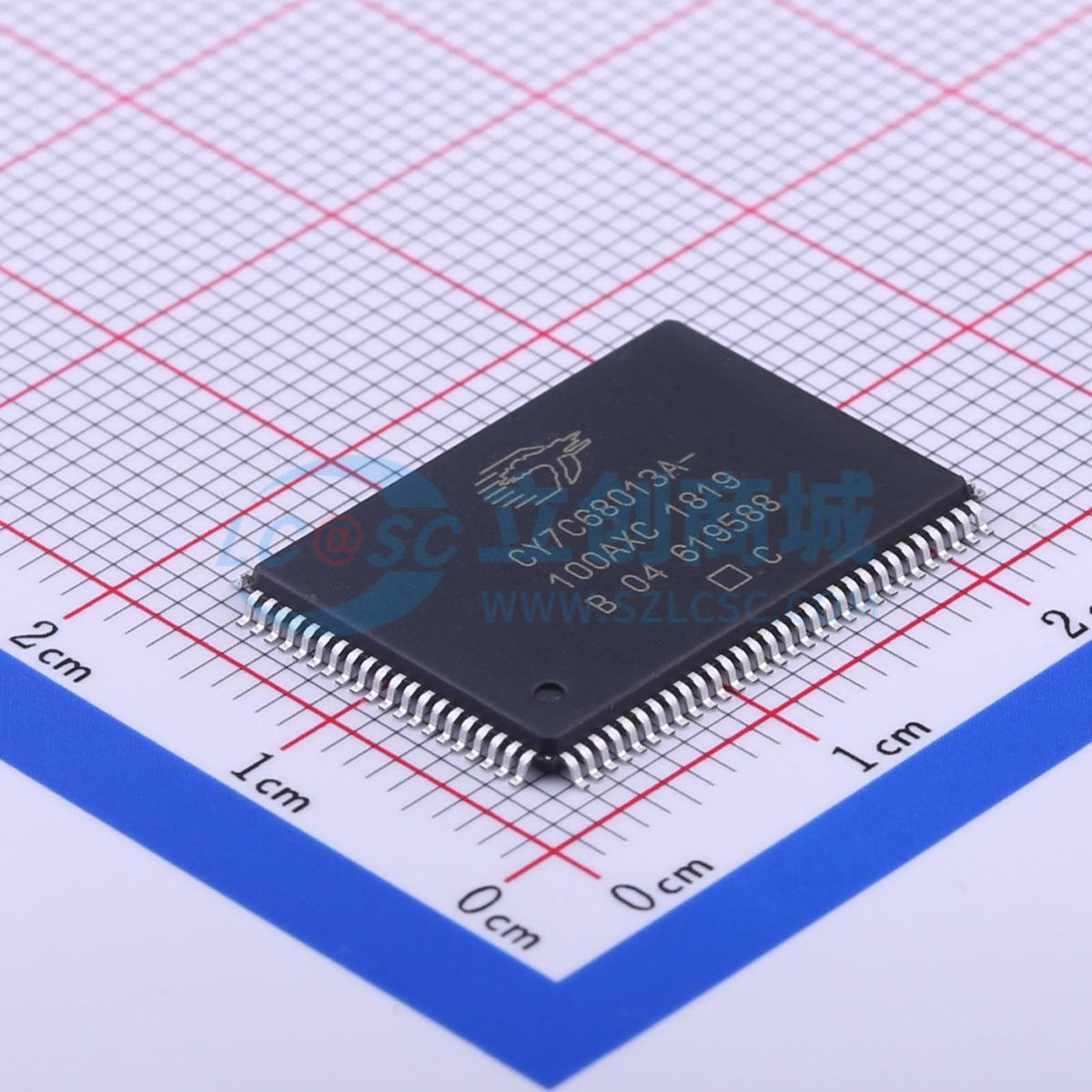 IC giao tiếp USB CY7C68013A-100AXC Infineon/CYPRESS TQFP-100(14x20) - Techcore Việt Nam