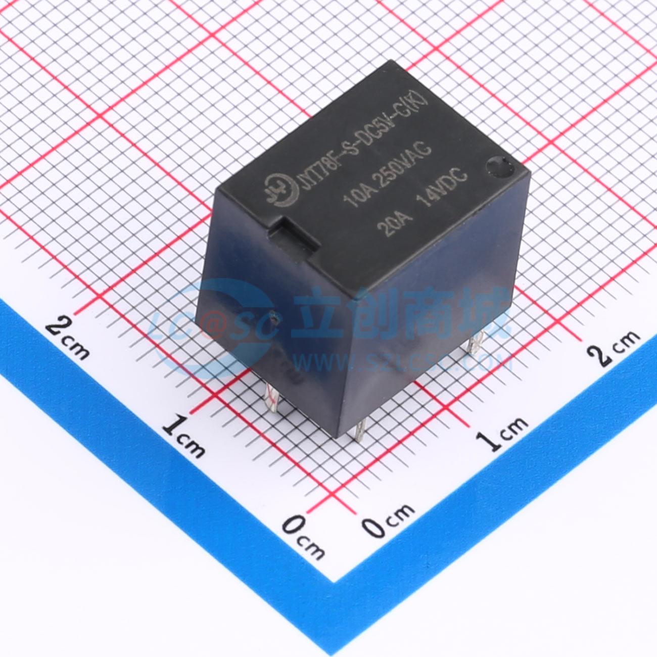 Rơ-le ô tô JYT78F-S-DC5V-C(K) JY 5V THT,15.6x12.2mm - Techcore Việt Nam