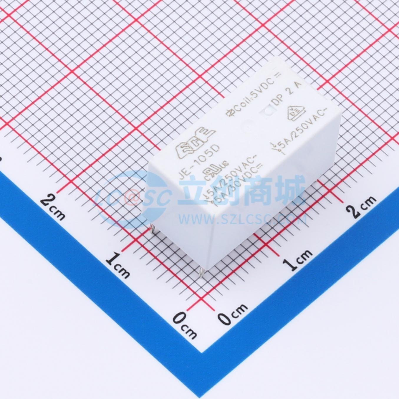Rơ-le điện tử ETR-JE-105DZ ECE 5V THT,20x10mm - Techcore Việt Nam