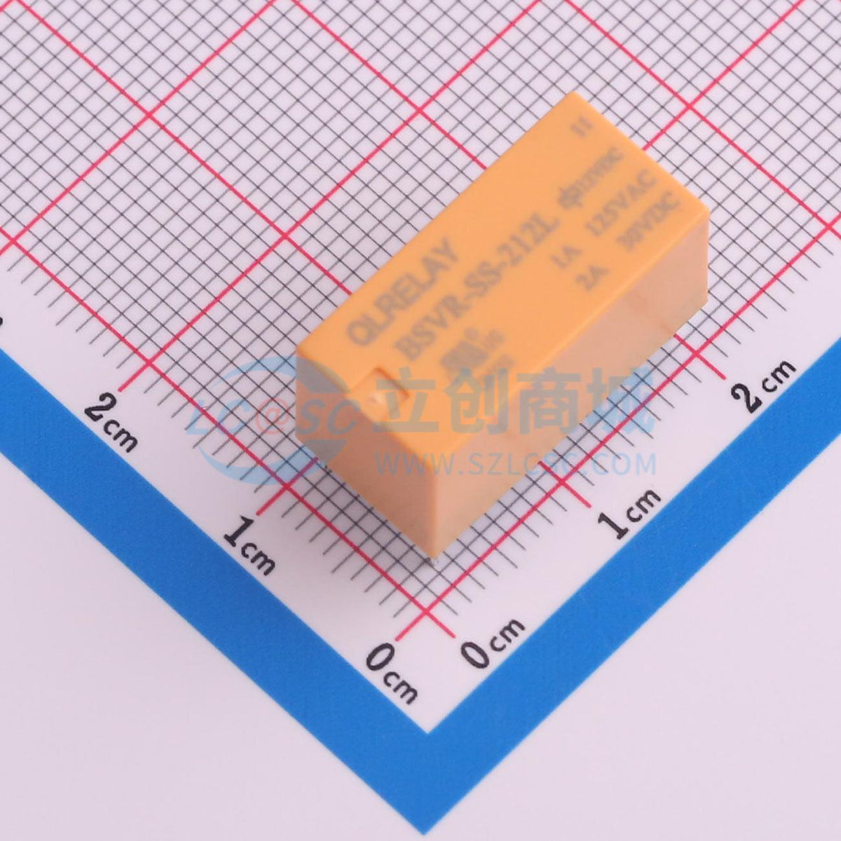 Rơ-le điện tử BSVR-SS-212L QLRELAY 12V THT,20.2x10mm - Techcore Việt Nam