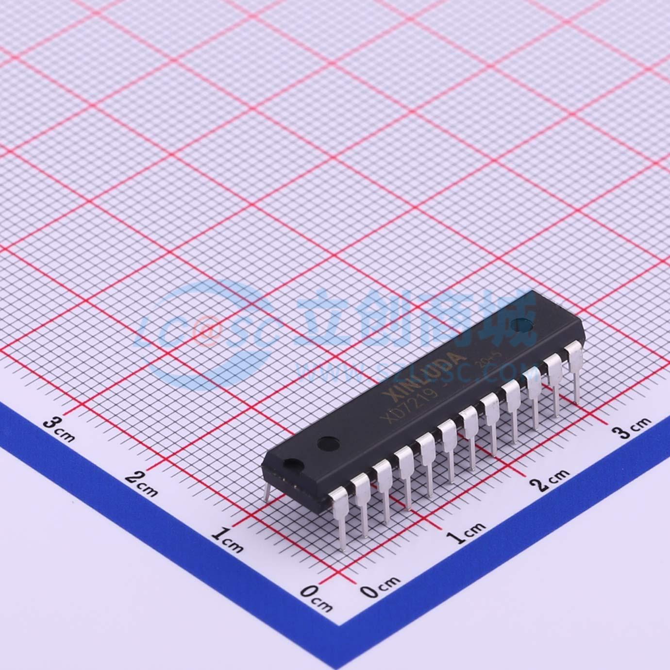 IC điều khiển LED 7 đoạn XD7219 XINLUDA DIP-24 1V - Techcore Việt Nam