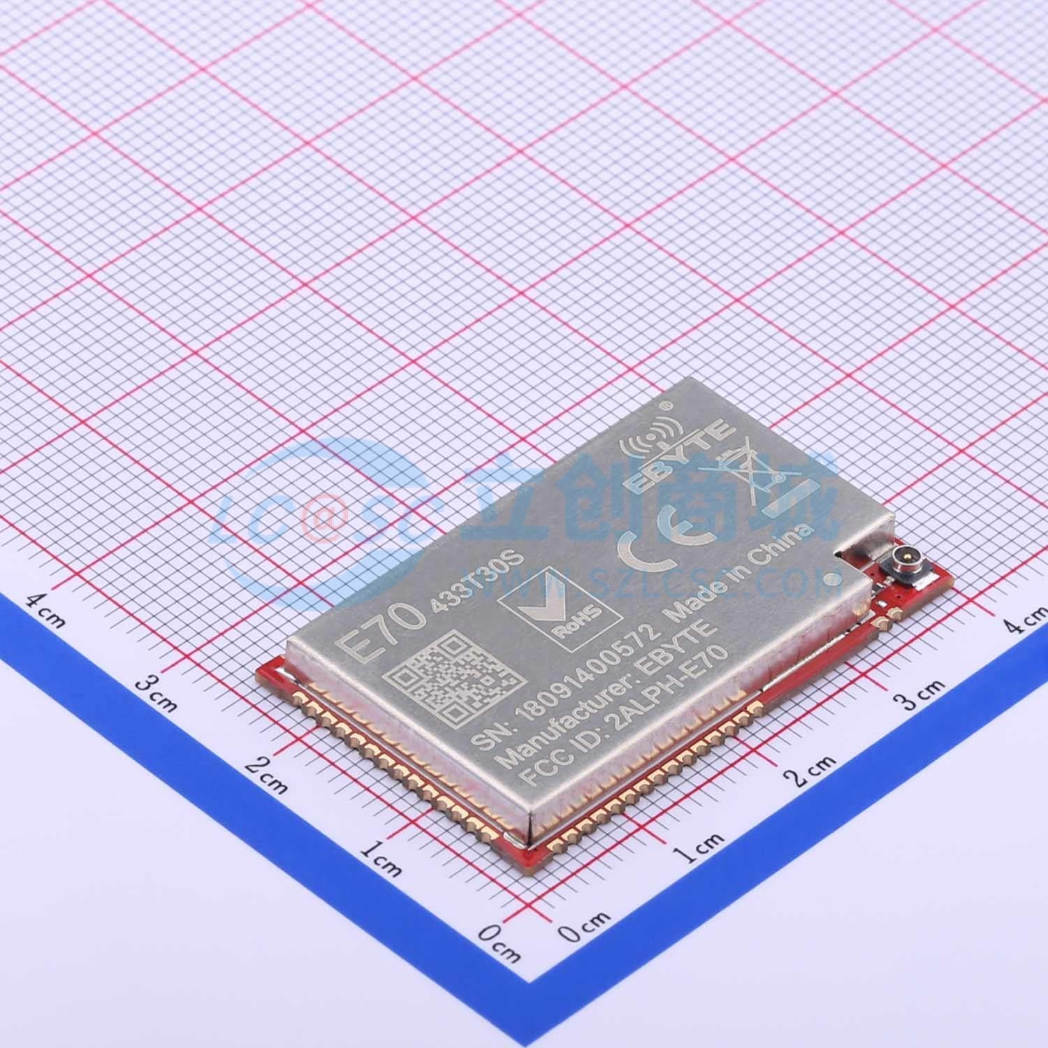 Module RF E70-433T30S EBYTE SMD 38.5x24mm CC1310433M 868M 915MHzRSSI 6000 - Techcore Việt Nam
